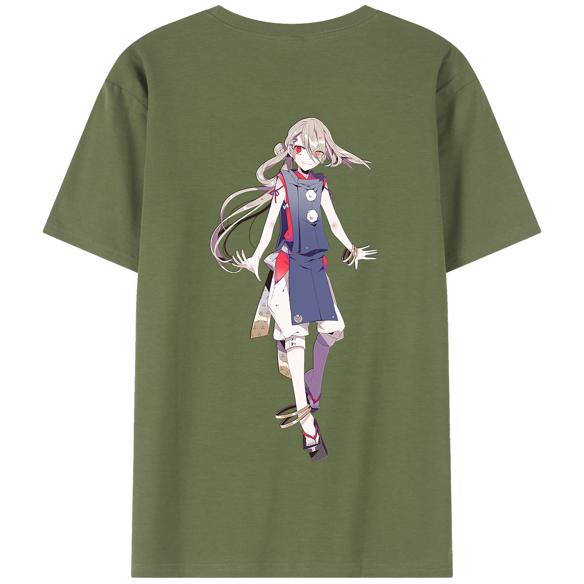 （画像用） 刀剣乱舞 Touken Ranbu 綿100％半袖Tシャツ（背面プリント）
